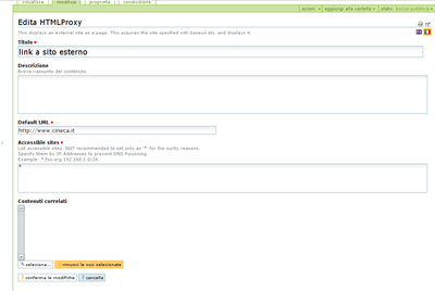 aggiungi proxy page aggiungi proxy page