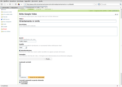 plone-video inserimento plone-video inserimento